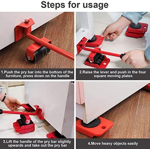 Furniture Lifter Mover Tool Set Heavy Duty Furniture Shifting Lifting