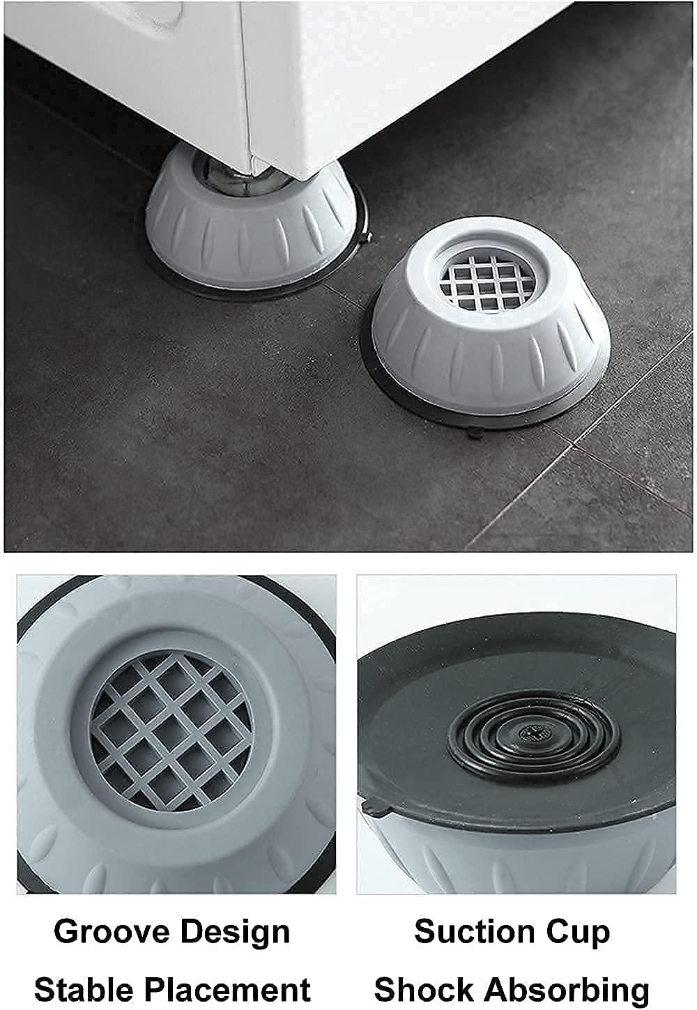 Anti-vibration Pads For Washing Machine - 4 Pcs Shock Proof