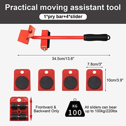 Furniture Lifter Mover Tool Set Heavy Duty Furniture Shifting Lifting